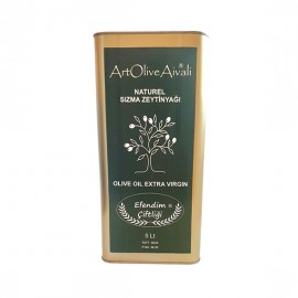 ArtOliveAivali 2024 Erken Hasat Soğuk Sıkım Naturel Sızma Zeytinyağı 5 Lt